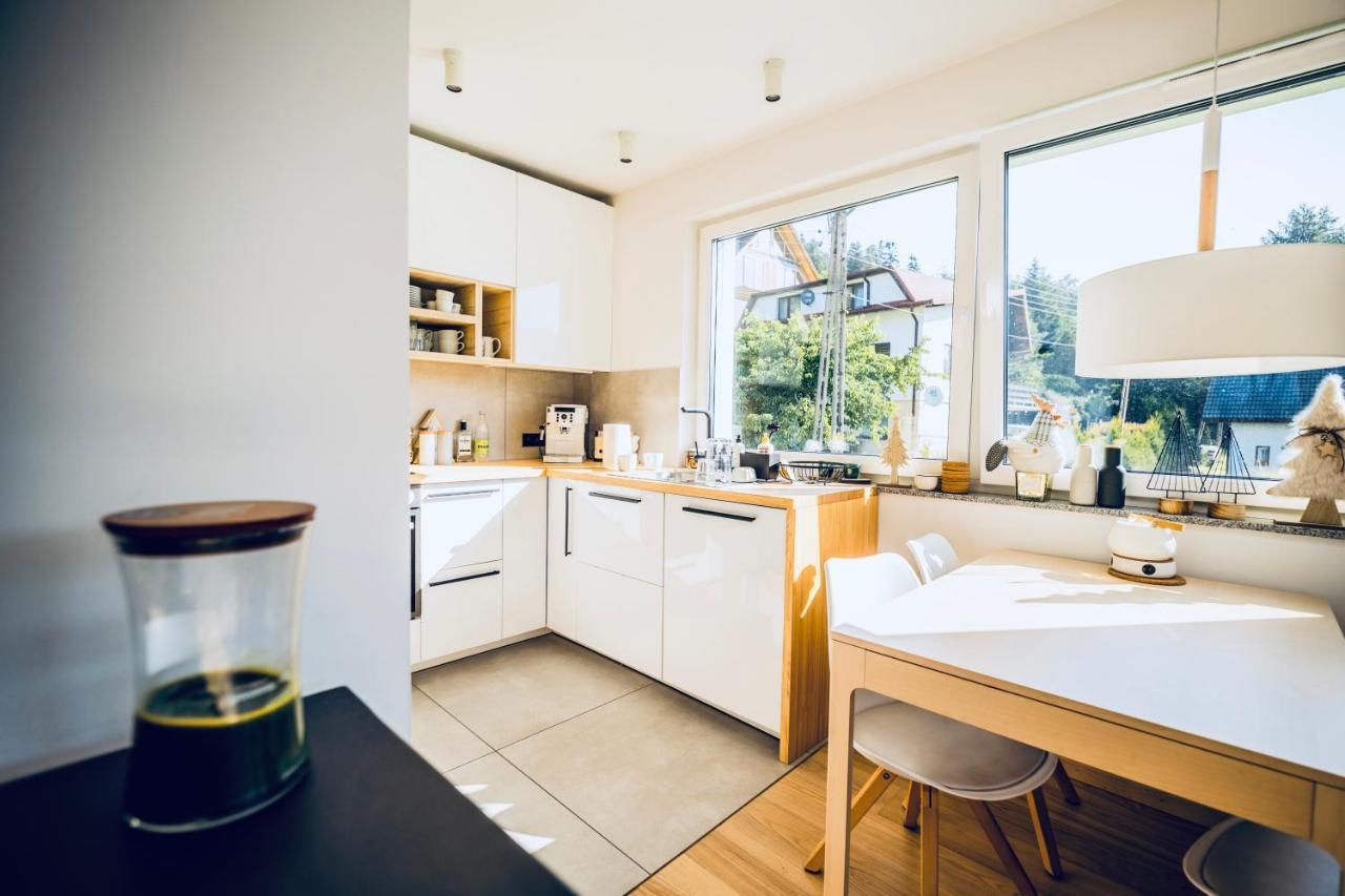 Widokowy Apartament Jodlowa Ski&Bike シュチルク エクステリア 写真