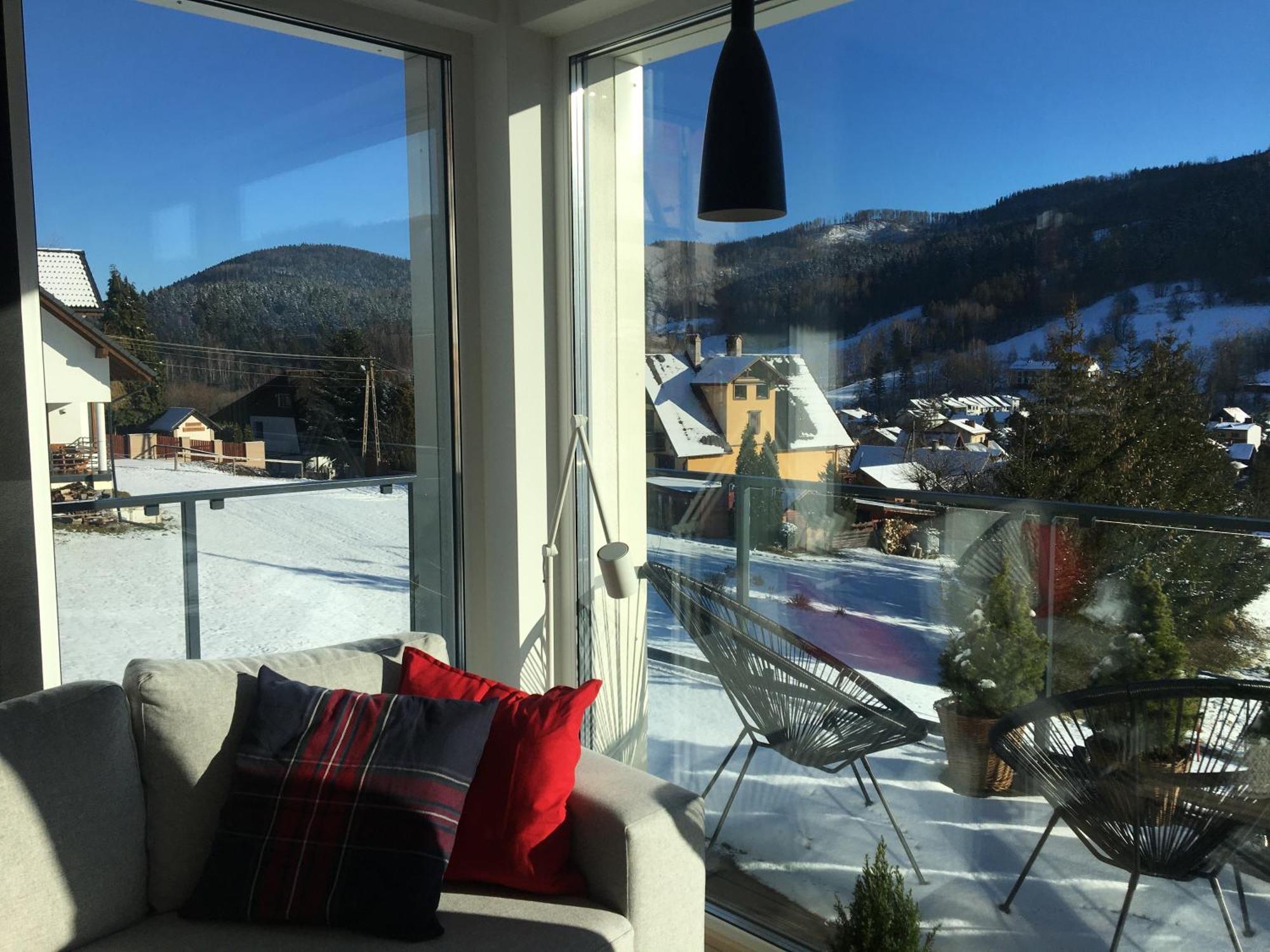 Widokowy Apartament Jodlowa Ski&Bike シュチルク エクステリア 写真